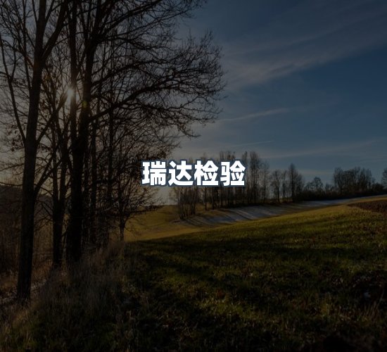 关于瑞达检验